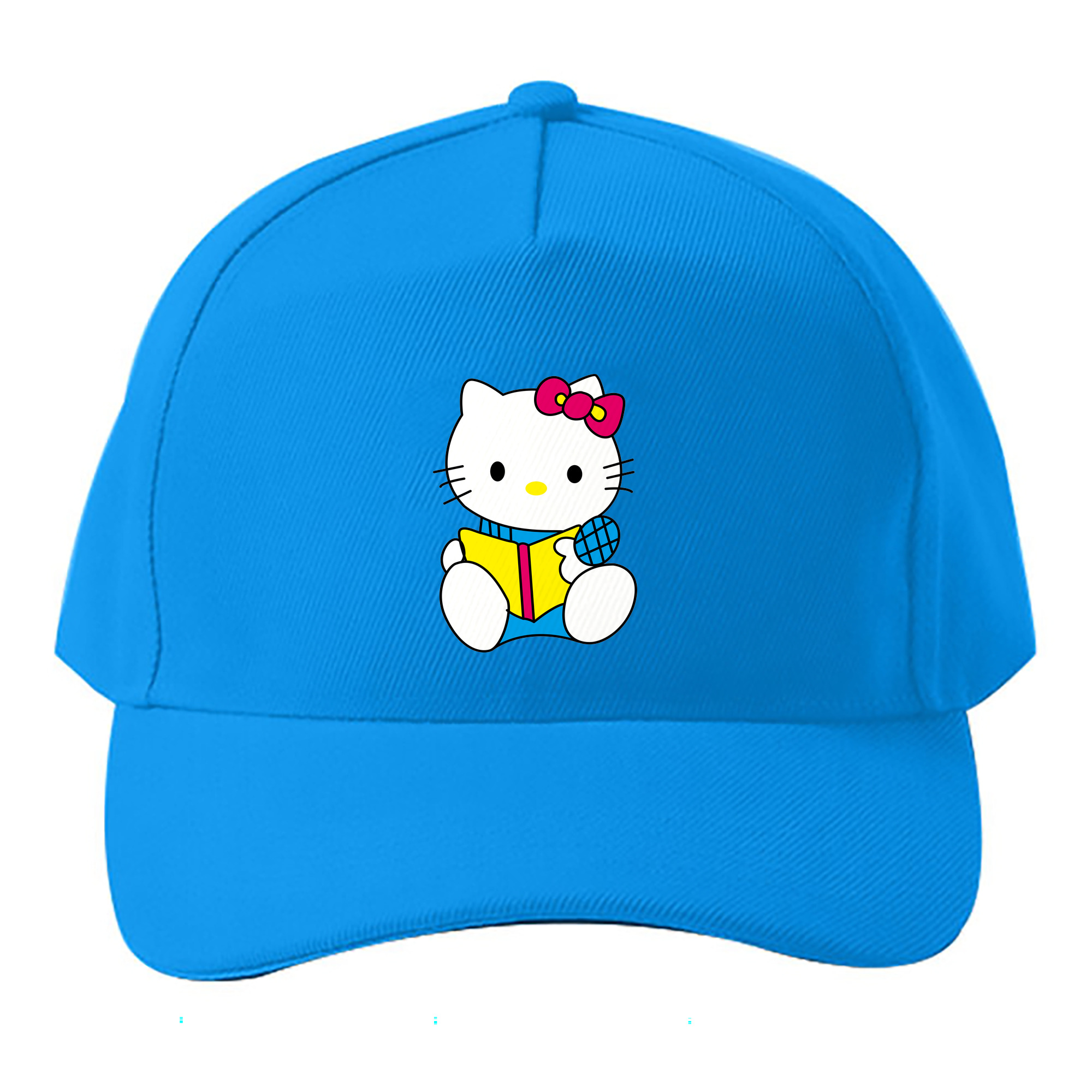 （画像用） Hello Kitty ハローキティ ベースボールキャップ 綿100％ 男女兼用 帽子 スポーツ